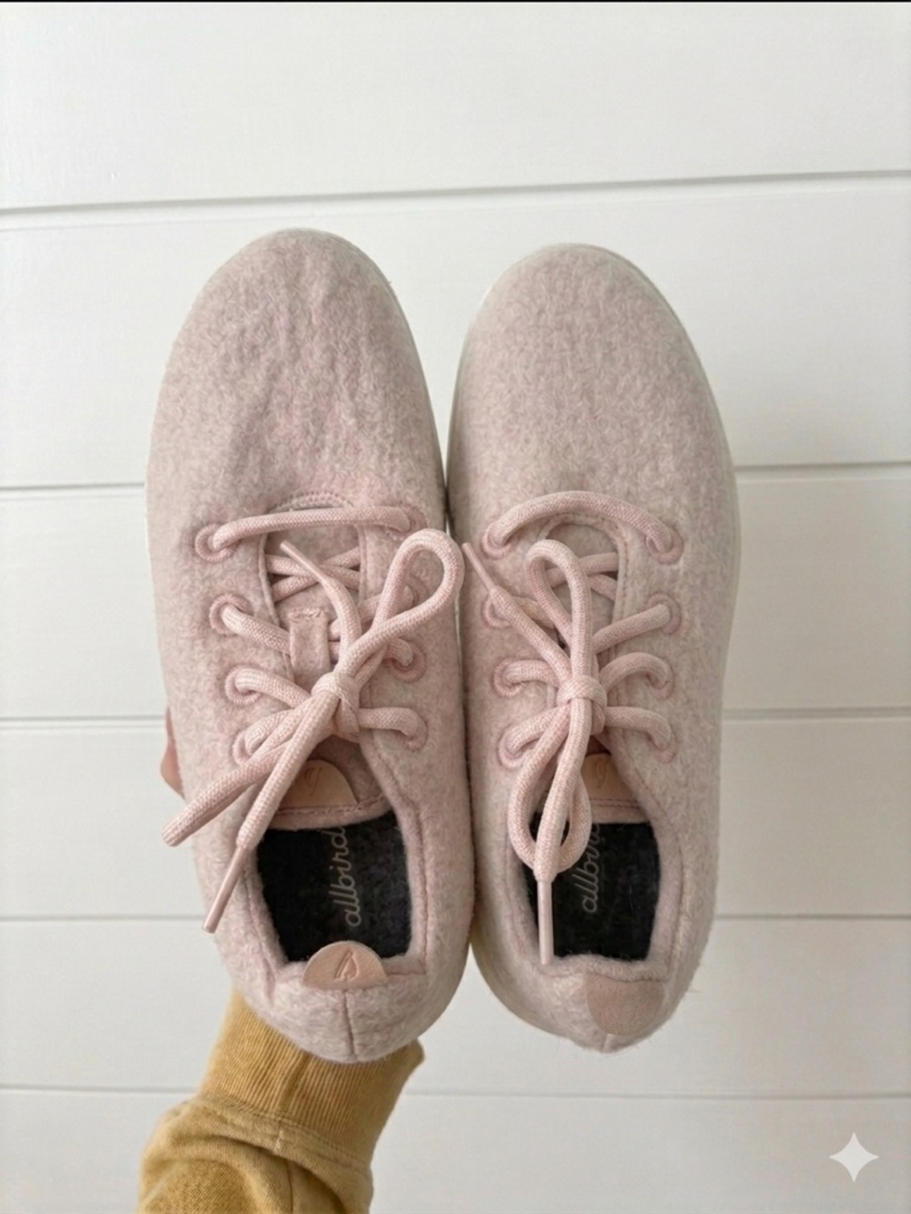 allbirds Women's Pale Pink Wool Sneakers